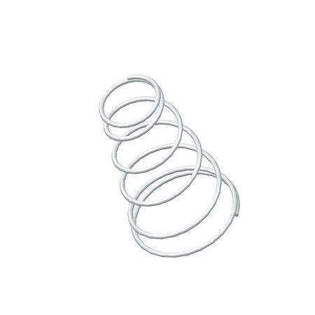Approved Vendor Taper Spring, Lo= 0.6 , So= 0.343 , W= 0.026 G509989698